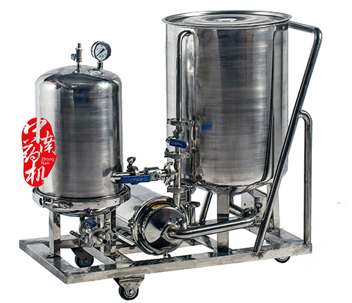 GL-0.4型移動式口服液過濾機(jī)